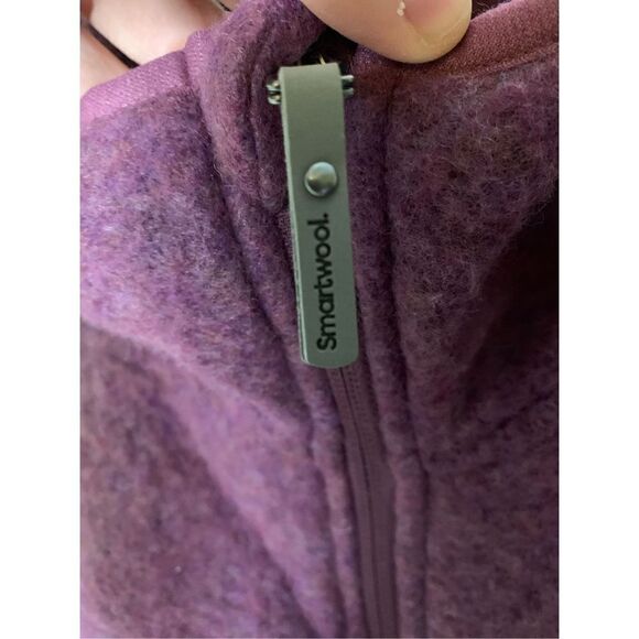 Smartwool Hudson Trail Fleece Poncho purple women’s size small NEW NWT - Picture 3 of 10